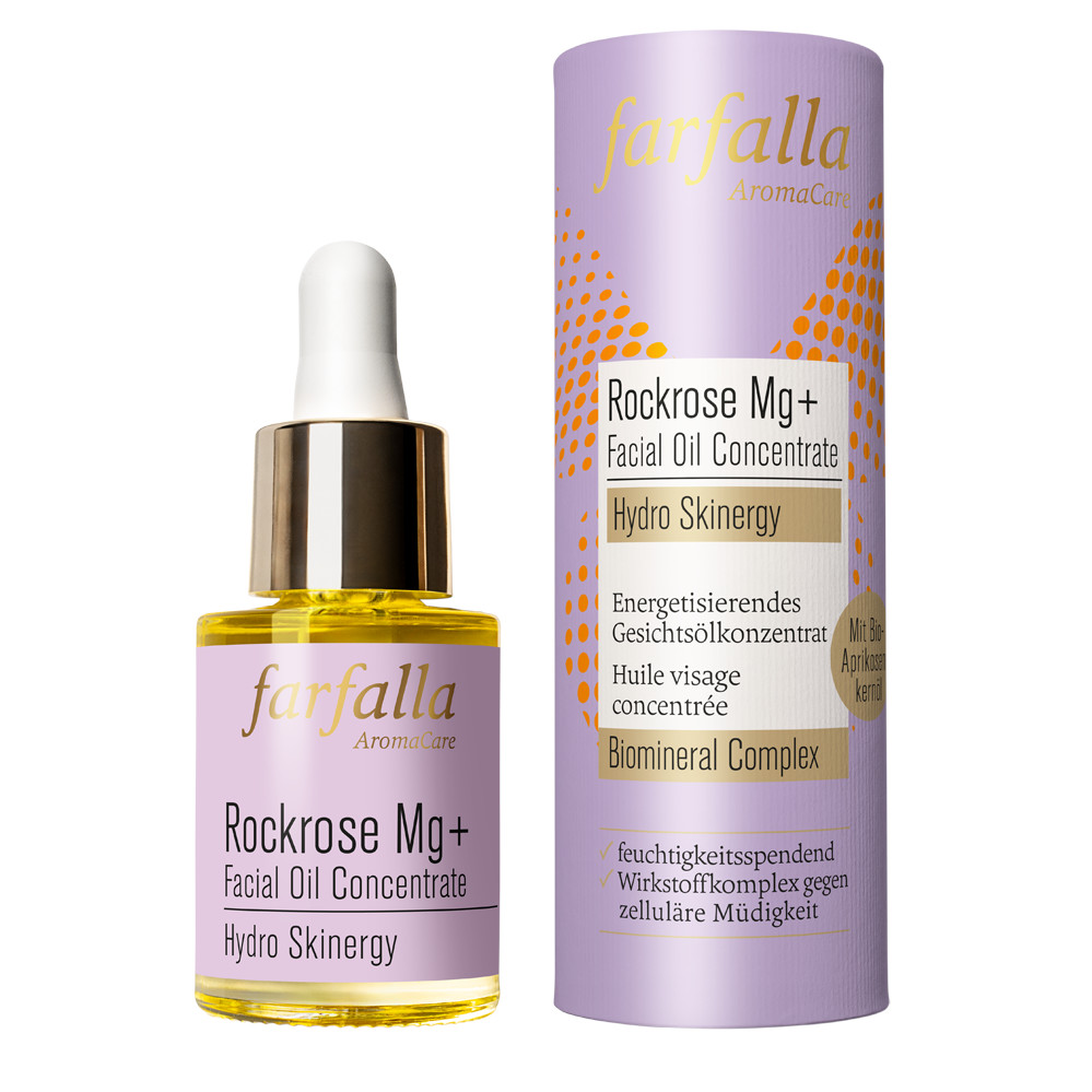 Farfalla Rockrose Mg+ Facial Oil Concentrate Hydro Skinergy 15ml 