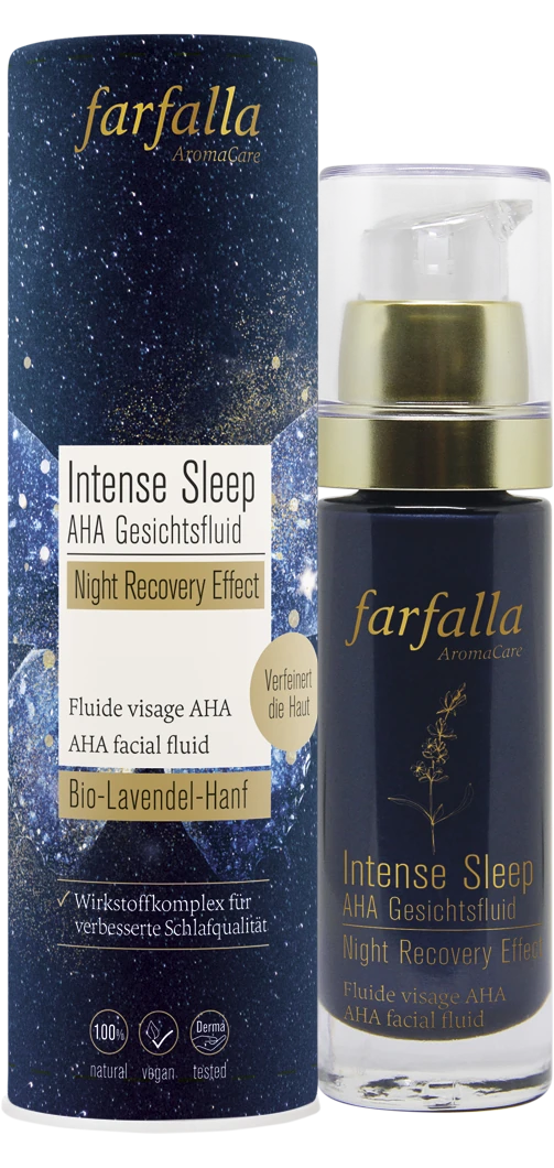 Farfalla Intense Sleep AHA Gesichtsfluid Night Recovery Effect 30ml