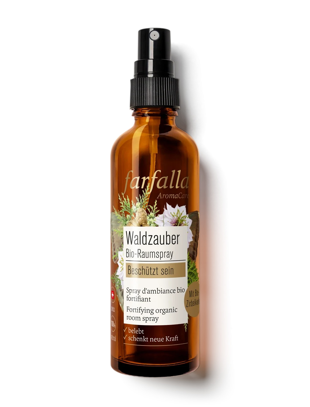 Farfalla beschützt sein Waldzauber Bio-Raumspray 75ml