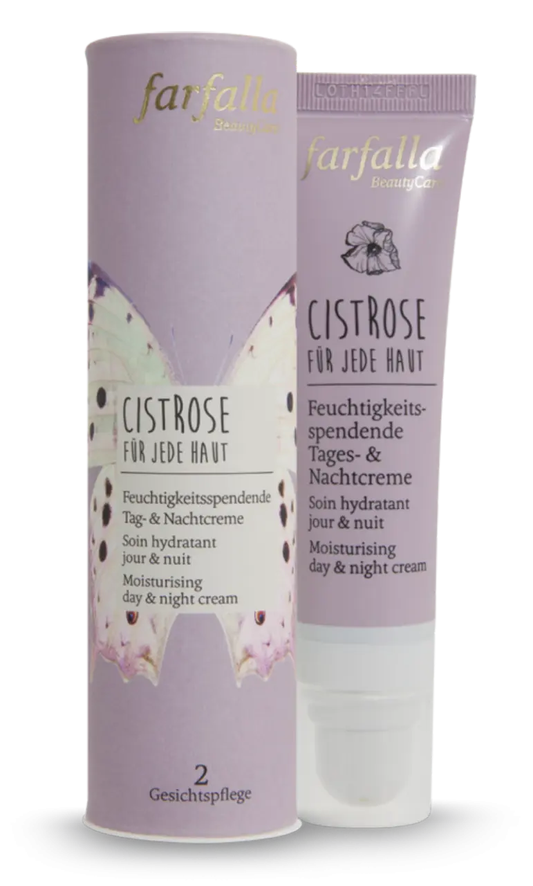Farfalla Cistrose Tag- und Nachtcreme 30ml feuchtigkeitsspendend Farfalla Cistrose Tag- und Nachtcreme 30ml feuchtigkeitsspendend