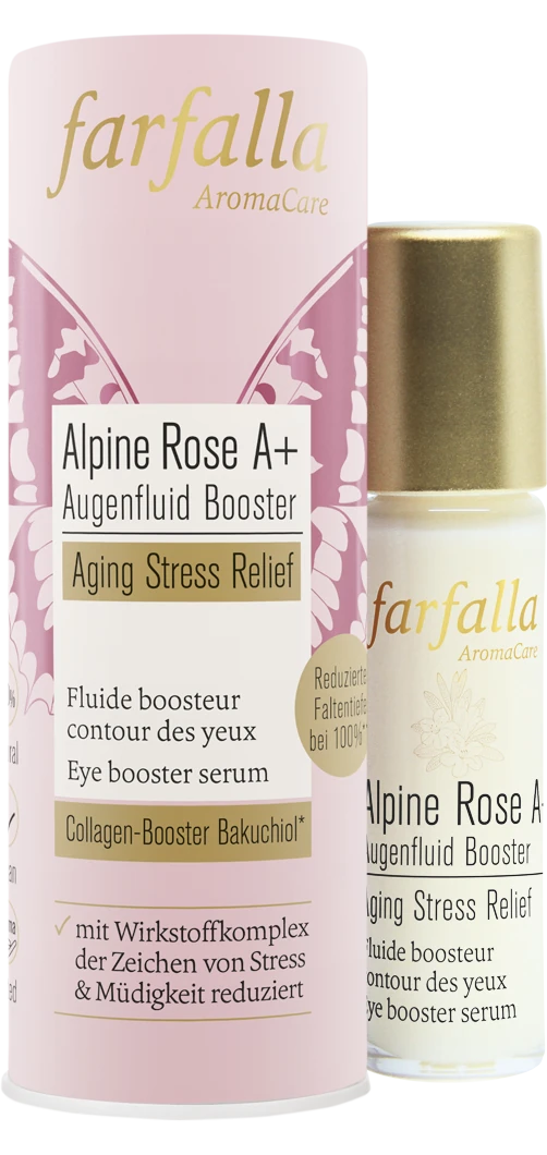 Farfalla Alpine Rose A+ Augenfluid Booster Aging Stress Relief 10ml Farfalla Alpine Rose A+ Augenfluid Booster Aging Stress Relief 10ml