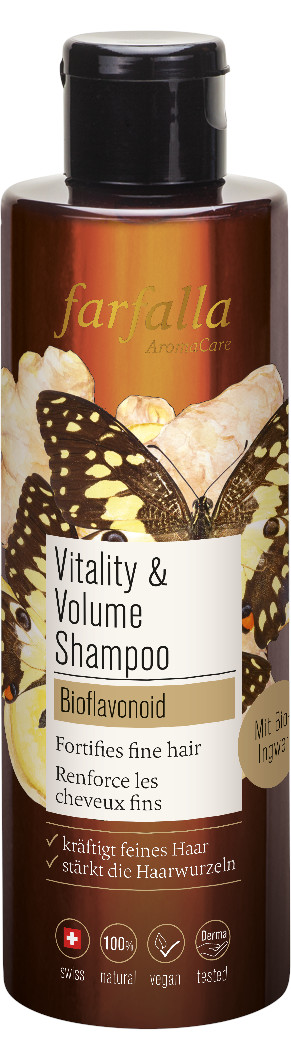Farfalla Vitality & Volume Shampoo Bioflavonoid 200ml Farfalla Vitality & Volume Shampoo Bioflavonoid 200ml