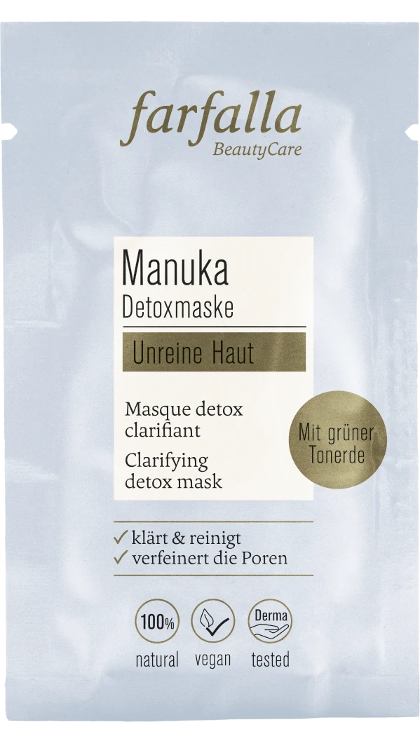 Farfalla Manuka Unreine Haut klärende Detoxmaske 7 ml