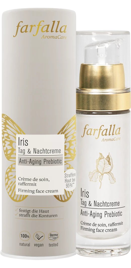 Farfalla Iris Anti-Ageing Prebiotic Tag & Nachtcreme 30ml