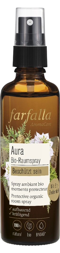 Farfalla beschützt sein Aura Schützender Bio-Raumspray 75ml Farfalla beschützt sein Aura Schützender Bio-Raumspray 75ml