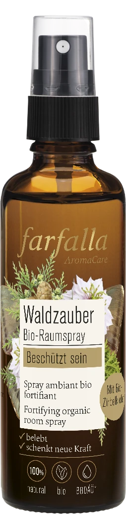 Farfalla beschützt sein Waldzauber Bio-Raumspray 75ml Farfalla beschützt sein Waldzauber Bio-Raumspray 75ml