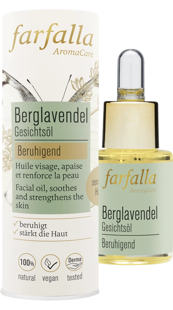 Farfalla Berglavendel Hautberuhigendes Gesichtsöl 15 ml Farfalla Berglavendel Hautberuhigendes Gesichtsöl 15 ml