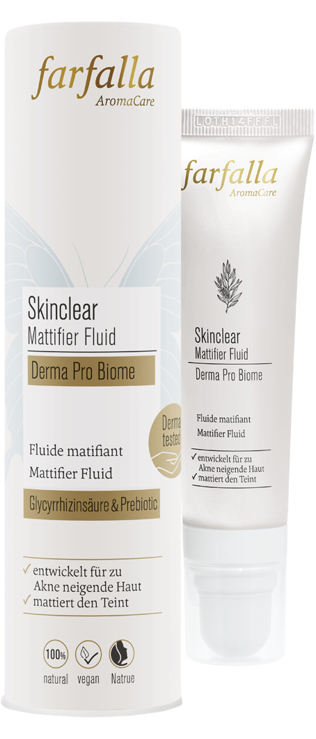Farfalla Skinclear Mattifier Fluid Derma Pro Biome 30ml