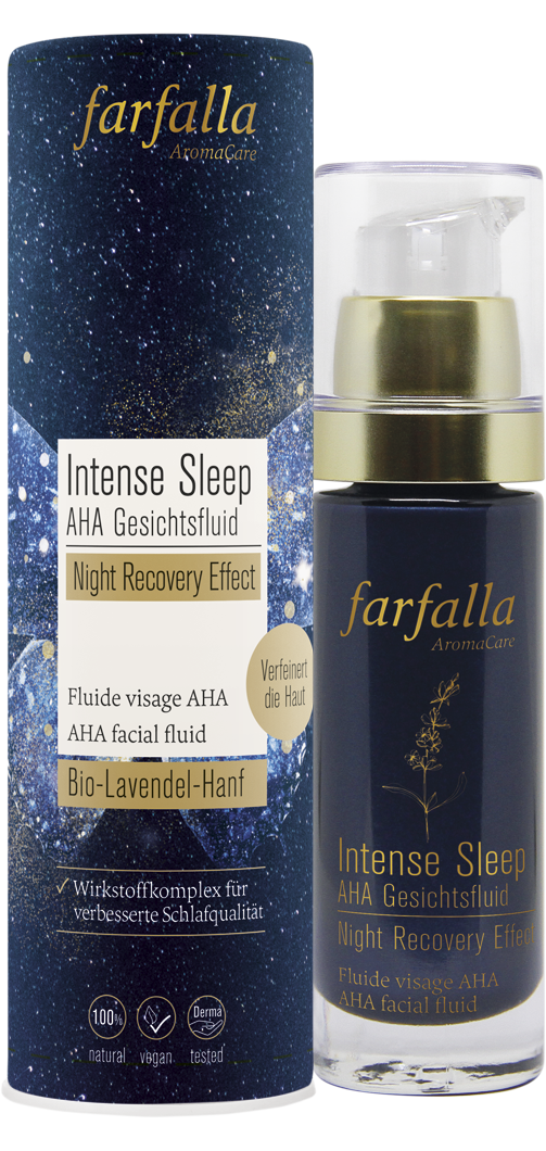 Farfalla Intense Sleep AHA Gesichtsfluid Night Recovery Effect 30ml