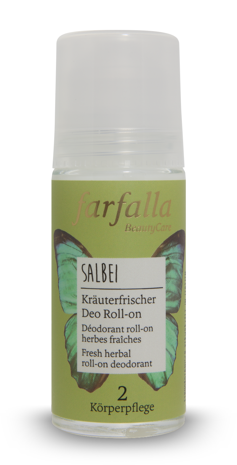 Farfalla Salbei Kräuterfrischer Deo Roll-on 50ml