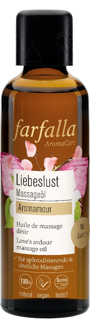 Farfalla Aromamour Liebeslust Massageöl 75ml Farfalla Aromamour Liebeslust Massageöl 75ml