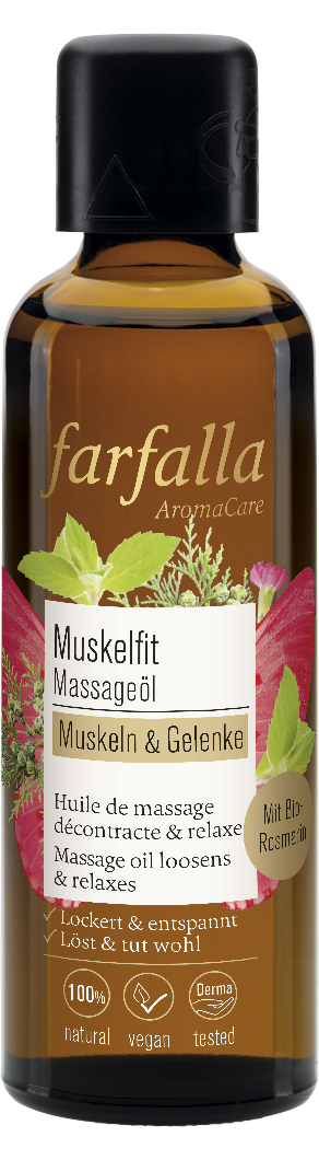 Farfalla Muskeln & Gelenke Muskelfit Massageöl 75ml Farfalla Muskeln & Gelenke Muskelfit Massageöl 75ml