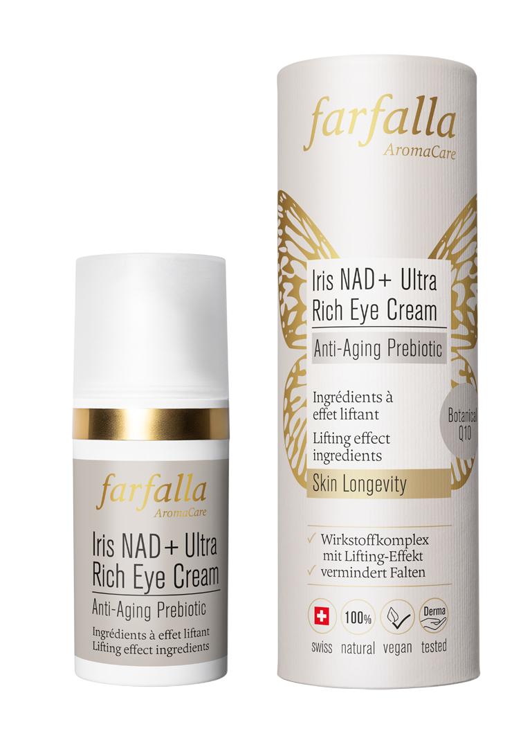 Farfalla Iris NAD+ Ultra Rich Eye Cream Anti-Aging Prebiotic 15ml