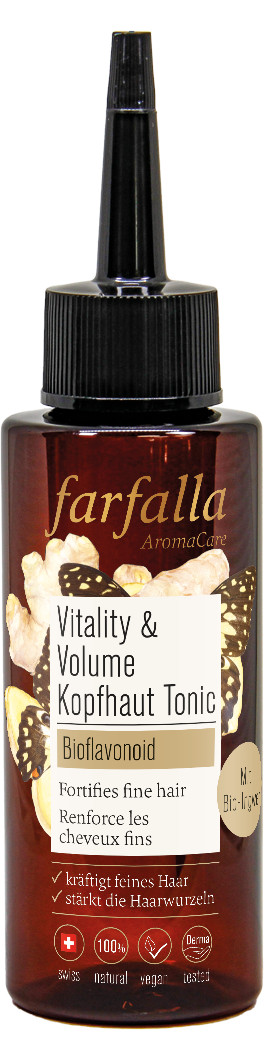 Farfalla Vitality & Volume Kopfhaut Tonic Bioflavonoid 100ml Farfalla Vitality & Volume Kopfhaut Tonic Bioflavonoid 100ml